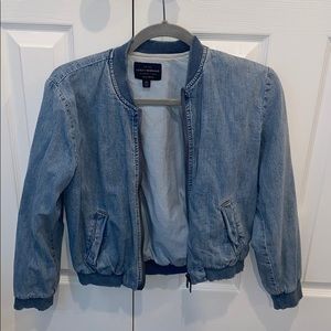 Lucky Brand Bomber Jean Jacket